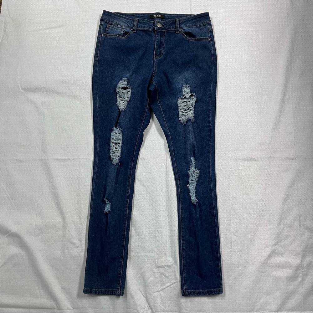 Jeann9 ladies medium wash skinny jeans size 13